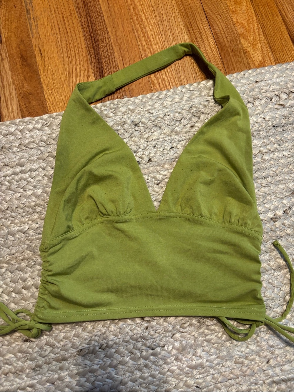 SHEIN Olive Green Halter Top